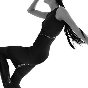 NWT Wolford Linda Black Pearl Dress S